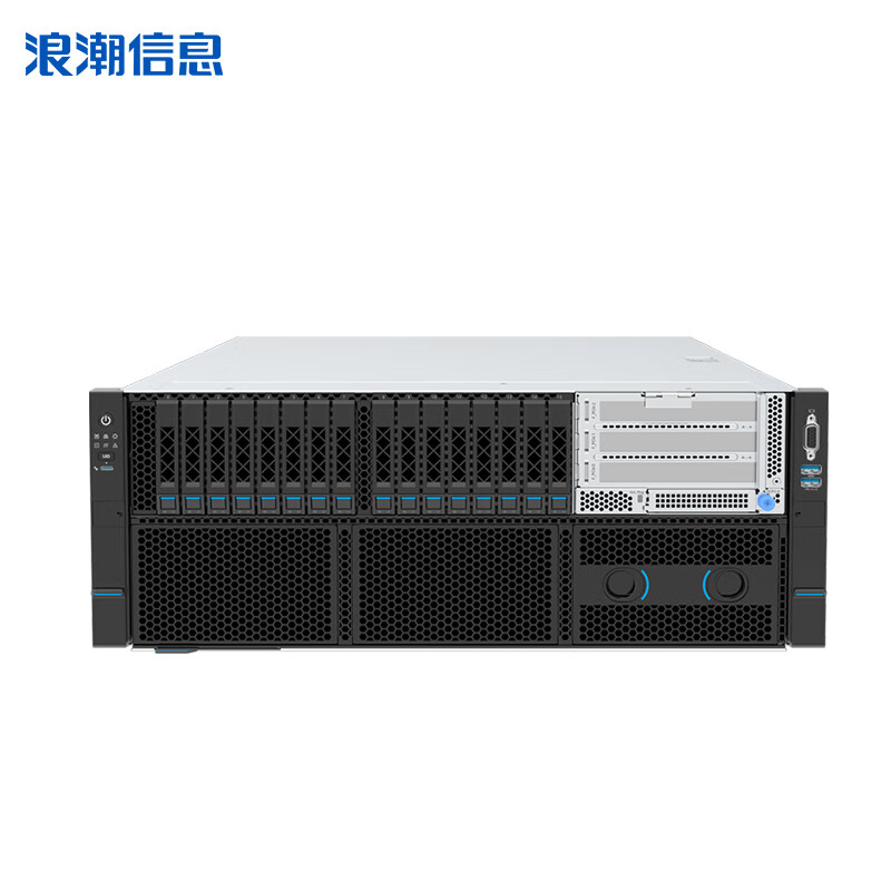 浪潮NF5468M7机架式服务器 2*8480+/32*64G/12*7.68T/8204 2G/12*桥接器/4*3000W/2*万兆网口